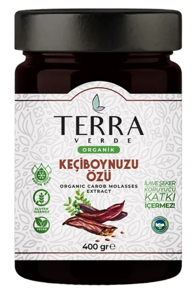 Terra Verde Organik-Glutensiz Keçiboynuzu Özü 400 Gr ürün görseli 1