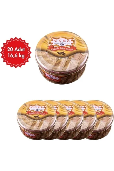 Üçel Kakaolu Helva 830 G x 20 Adet | Geleneksel Tatlı | Kahvaltılık & Tatlı Atıştırmalık ürün görseli 1