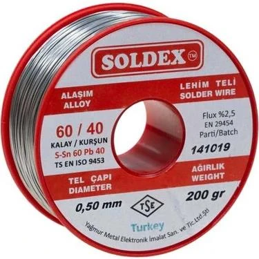 60-40 LEHİM TELİ 200 GR 0.50 MM ürün görseli 1