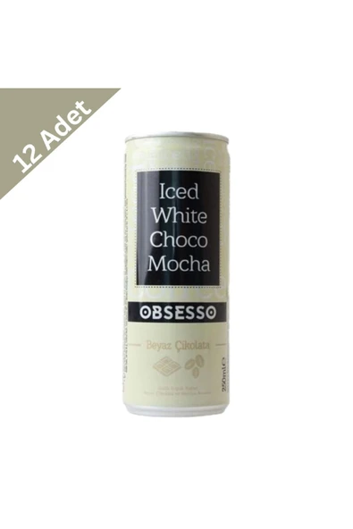 OBSESSO Iced White Choco Mocha 250 ml x 12 Adet ürün görseli 1