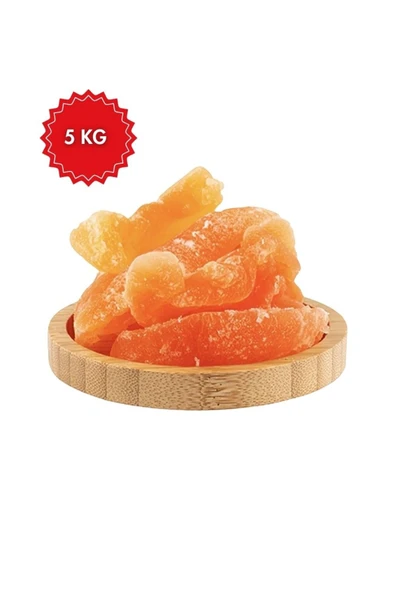 Araz et Doğal Papaya Kurusu 5 kg | Şeker İlavesiz Tropikal Atıştırmalık ürün görseli 1