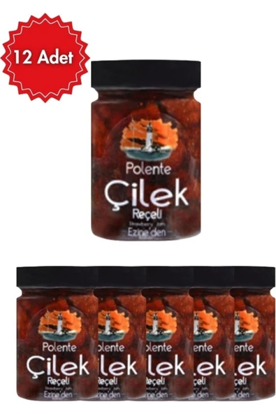Araz et Polente Doğal Çilek Reçeli (400 gr ) x12 Adet ürün görseli 1
