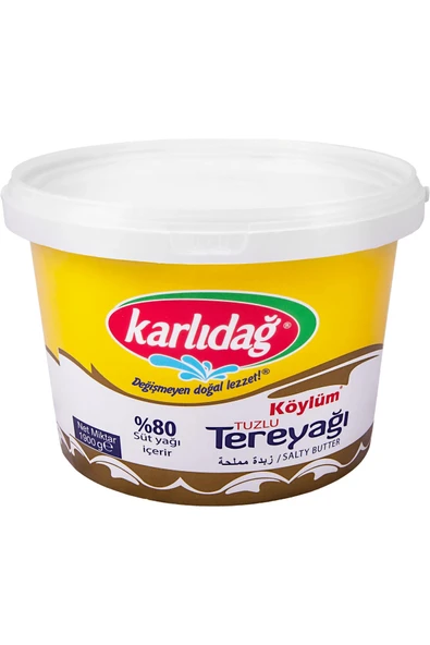Karlıdağ Tuzlu Köylüm Tereyağı (950 g) ürün görseli 1