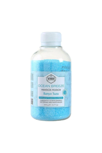 BATHQUEEN Ocean Breeze Manikür Pedikür Banyo Tuzu 200gr (EPSOM SALT) ürün görseli 1