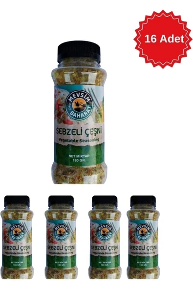 Araz et Sebzeli Çeşni 80 gr x 16 Adet - Pilav Çorba ve Yemekler Için Lezzet Artırıcı ürün görseli 1