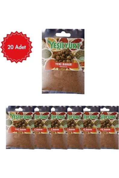 yeşilyurt Yenibahar 40 G x 20 Adet | Doğal ve Katkısız Baharat ürün görseli 1