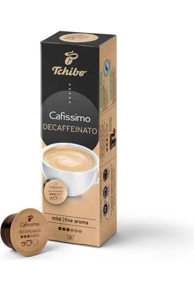 Tchibo Cafissimo Decaffeinato | Kafeinsiz Kapsül Kahve 70 G (10’lu Paket) x 5 Adet ürün görseli 1