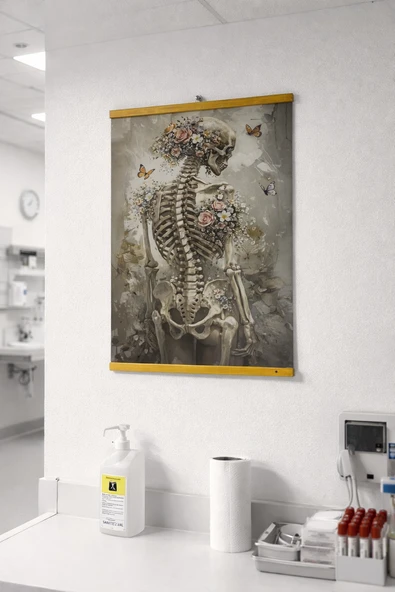 Dekoratif İskelet Tablo 55 x 70 ürün görseli 1