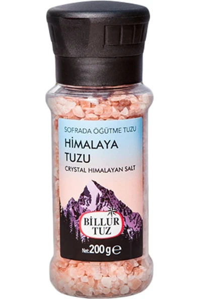 Billur Himalaya Tuzu Öğütme 200 g x 6 Adet ürün görseli 1