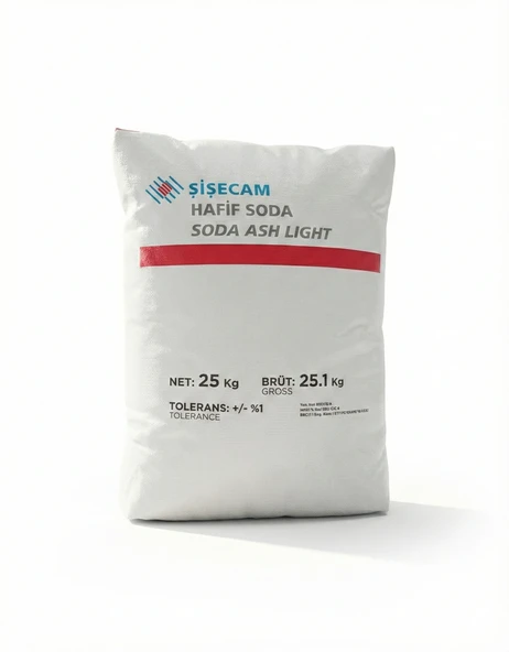 Şişecam Hafif Soda (Sodyum Karbonat) 25 Kg - Soda Ash Light - Orijinal Çuval ürün görseli 1