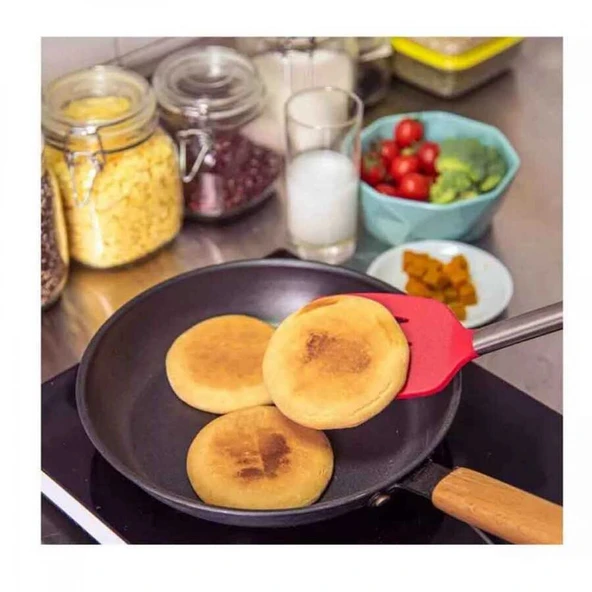 Silikon Spatula Kırmızı (SS-35K) - Resim 5
