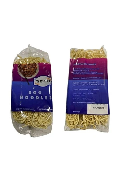 DECO Egg Noodles – Yumurta Katkılı Erişte / Noodle Makarna ürün görseli 1