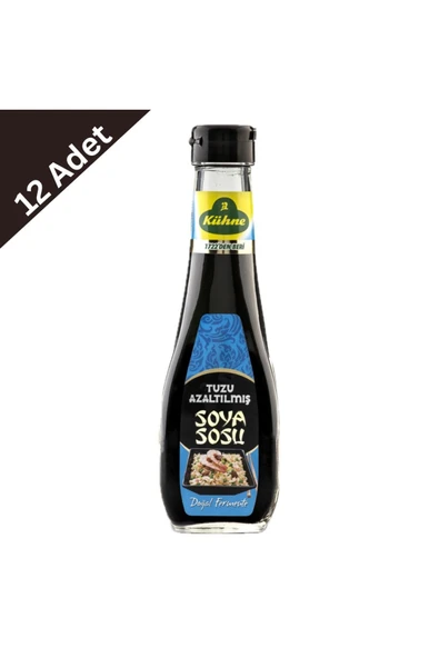 Kühne Soya Sosu Tuzu Azaltılmış 250 ml x 12 Adet ürün görseli 1