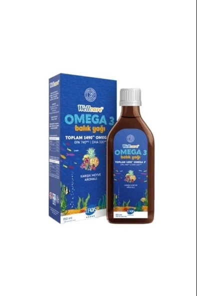 Wellcare Omega 3 Karışık Meyve Şurup ürün görseli 1