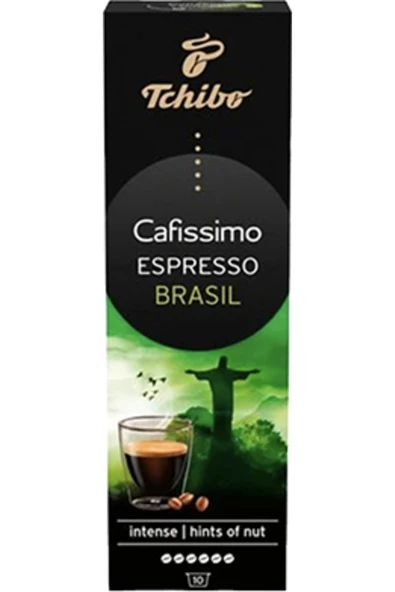 Tchibo Cafissimo Brasil Espresso Kahve 80 g (10’lu) X 12 Paket ürün görseli 1