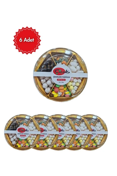 Çiçek Gold Serisi Karışık Draje 180 gr - Şık Hediyelik Kahve Yanı Çikolata ürün görseli 1