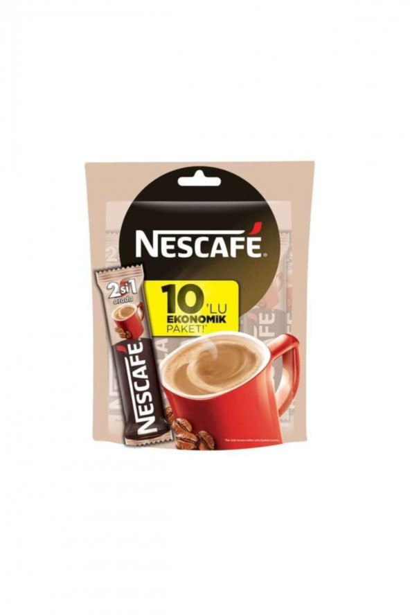 NESCAFE 2si 1 Arada 10lu Ekonomik Paket ürün görseli 1
