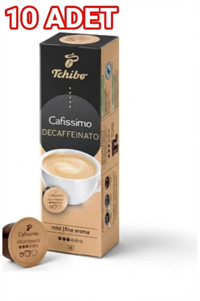 Tchibo Cafissimo Decaffeinato | Kafeinsiz Kapsül Kahve 70 G (10’lu Paket) | Cafissimo Makine Uyumlu ürün görseli 1