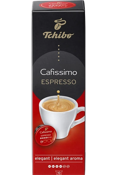 Tchibo Cafissimo Espresso Elegant Aroma Kapsül Kahve 70 g (10’lu) X 12 Paket ürün görseli 1