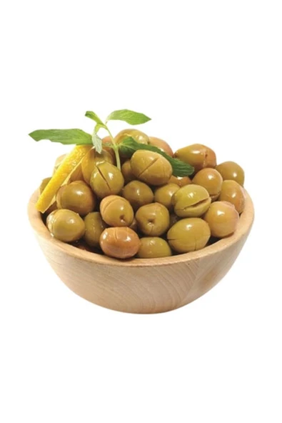 Araz et Ayvalık Çizik Yeşil Zeytin 1000 gr - Doğal ve Geleneksel Ege Lezzeti ürün görseli 1