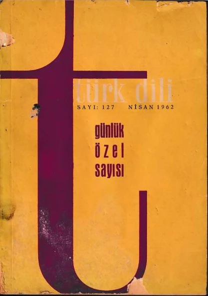 Türk Dili 127 Nisan 1962 Günlük Özel Sayısı ürün görseli 1