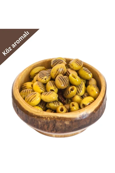 Araz et Izgara Yeşil Zeytin 1 kg - Köz Aromalı Gurme Lezzet ürün görseli 1