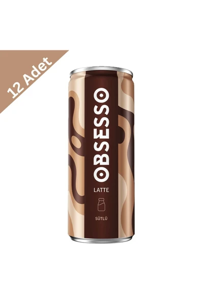 OBSESSO Latte 250 ml x 12 Adet ürün görseli 1