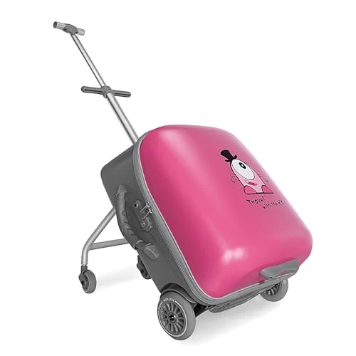 Gezgin Çocuk - Oturaklı Seyahat Valizi - Pembe ürün görseli 1