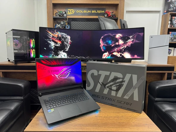 Asus ROG Strix Scar 18 G835LX-SA152W Ultra 9 275HX 64GB 4TB RTX5090 18” Dizüstü Bilgisayar (İKİNCİ EL) ürün görseli 1