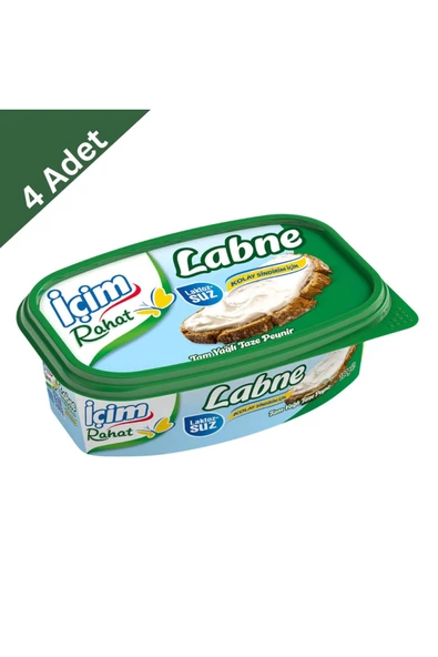 İçim Laktozsuz Labne 180 gr x 4 Adet - Hafif ve Kremsi Lezzet ürün görseli 1