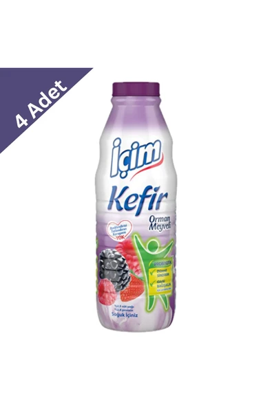İçim Orman Meyveli Kefir 1 L x 4 Adet ürün görseli 1