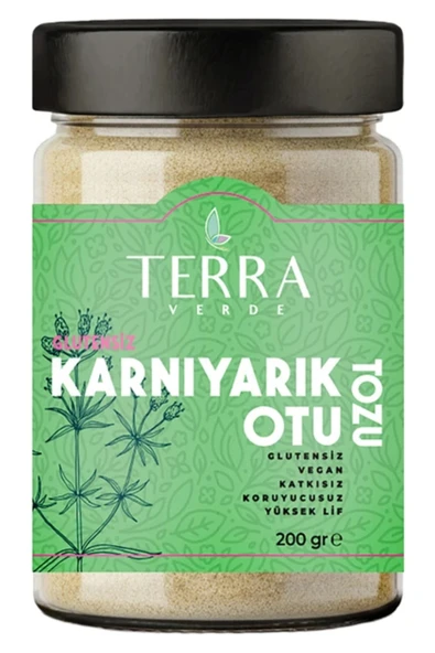 Terra Verde Glutensiz Karnıyarık Otu Tozu 200 Gr ürün görseli 1