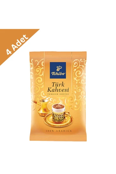 Tchibo Türk Kahvesi 100 g x 4 Adet - Geleneksel ve Taze Kavrulmuş Lezzet ürün görseli 1