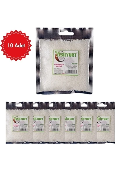 yeşilyurt Hindistan Cevizi 30 G x 10 Adet | Doğal ve Katkısız | Tatlı ve Pastalar Için ürün görseli 1