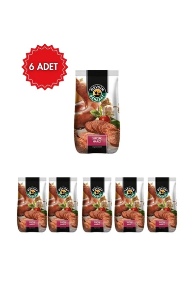 Mevsim Baharat Mevsim Geleneksel Sucuk Baharatı - 6'lı Ekonomik Paket (6 x 500 gr) - Kasap Tipi Lezzet ürün görseli 1