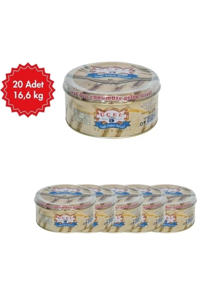 Üçel Sade Helva 830 G x 20 Adet | Geleneksel Tatlı | Kahvaltılık & Atıştırmalık ürün görseli 1