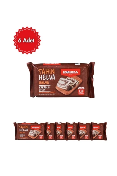Koska Kakaolu Helva 500 g x6 Adet | Tatlı ve İkramlık ürün görseli 1