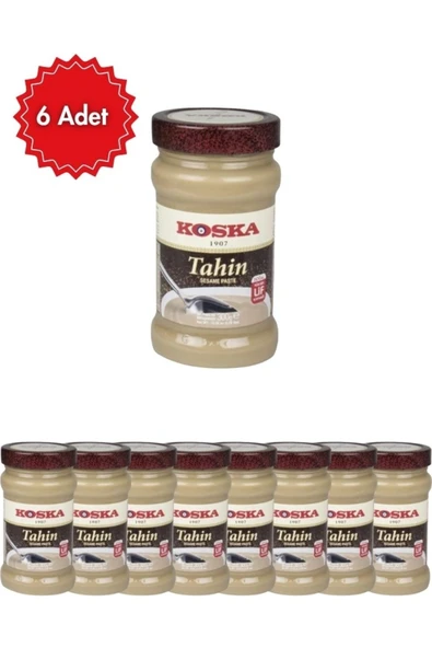 Koska Tahin 300 gr x 6 Adet (Tazeliği Koruyan Pratik 6'lı Paket) ürün görseli 1