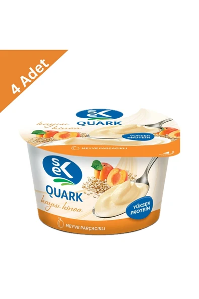 Sek Quark Kayısı Kinoa (140 g) x4 Adet ürün görseli 1