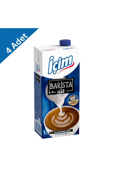 İçim Barista Süt 1 L x 4 Adet ürün görseli 1