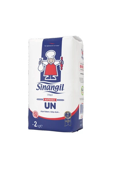Sinangil Un 2 Kg | Çok Amaçlı Buğday Unu, Ev ve Profesyonel Kullanım ürün görseli 1