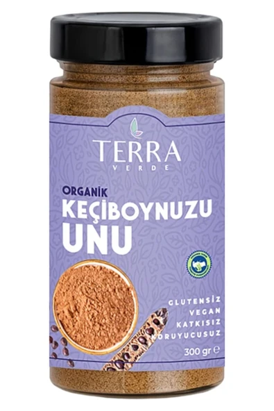 Terra Verde Organik-Glutensiz Keçiboynuzu Unu 300 Gr ürün görseli 1