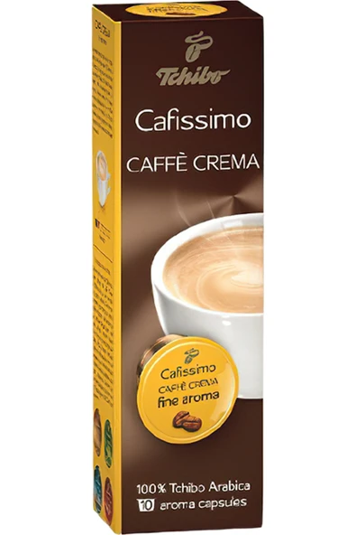 Tchibo Cafissimo Barista Caffè Crema Aroma Kapsül Kahve 70 g (10’lu) X 12 Paket ürün görseli 1