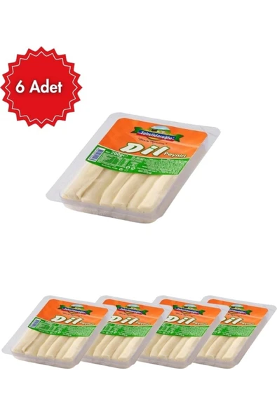 Tahsildaroğlu Dil Peyniri 200 gr x 6 Adet – Doğal, Tam Yağlı, Lif Lif Ayrılan Ege Lezzeti ürün görseli 1