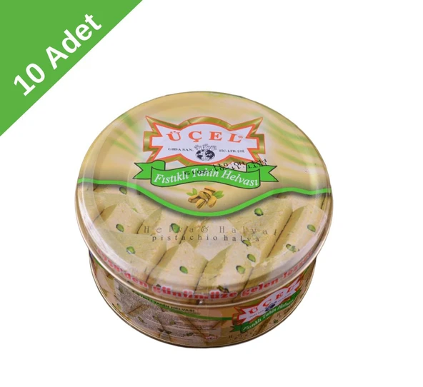 Üçel Fıstıklı Helva 830 G x 10 Adet - Geleneksel Tatlı ürün görseli 1