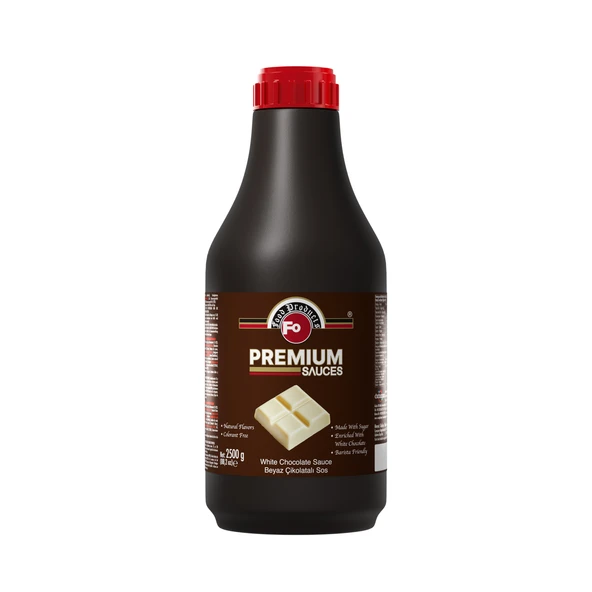 Beyaz Çikolatalı Premium Sos 2,5 kg (Pompa Hediyeli) ürün görseli 1