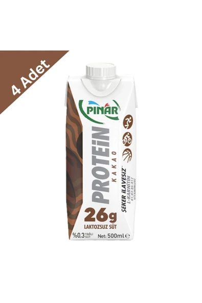 Pınar Protein Kakaolu Süt 500 ml x 4 Adet ürün görseli 1