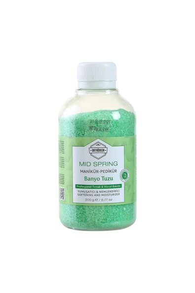 BATHQUEEN Mıd Sprıng Manikür Pedikür Banyo Tuzu 200gr (EPSOM SALT) ürün görseli 1