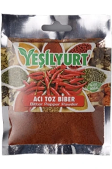 yeşilyurt Acı Toz Biber 40 gr x 10 Adet ürün görseli 1