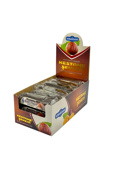 Kibarzade Kestane Şekeri – Çikolata Kaplı 18’li Paket ürün görseli 1
